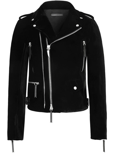 Shop Giuseppe Zanotti Amelia Multi-pocket Biker Jacket In Black