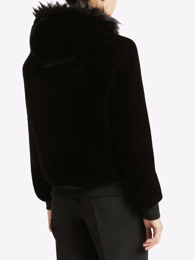 Giuseppe Zanotti Tasha Velvet Jacket In Black