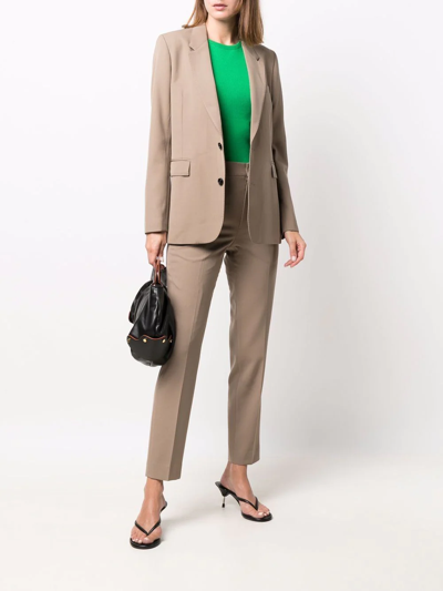 Shop Ami Alexandre Mattiussi Two Buttons Jacket In Neutrals