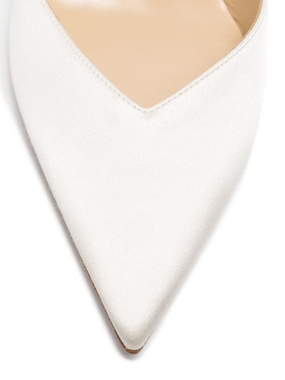Jimmy Choo Saeda 100 Pumps In White