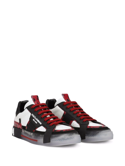 Shop Dolce & Gabbana 2.zero Low-top Sneakers In Black