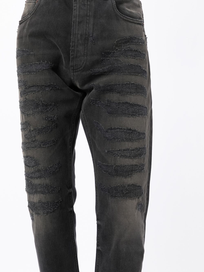 Shop Cool Tm Ripped-detail Slim-fit Jeans In Grey