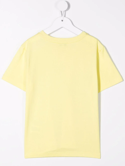 Shop Givenchy Trompe L'oeil Print T-shirt In Yellow