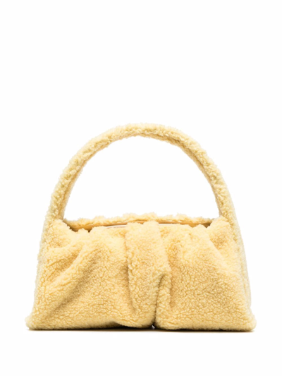 Shop Themoirè Faux-fur Tote Bag In Yellow