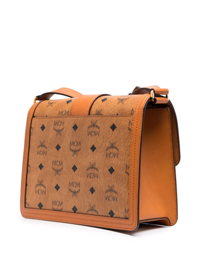 Mcm Medium Tracy Crossbody Bag In Brown