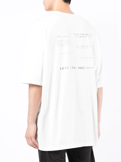 Shop Takahiromiyashita The Soloist The End Print T-shirt In White