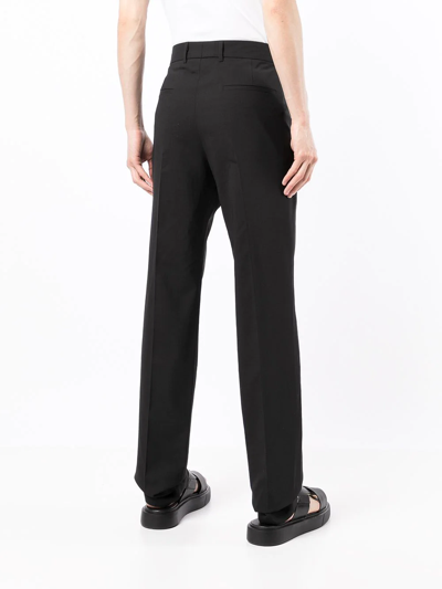 Shop Alyx Tailored-cut Straight-leg Trousers In Black