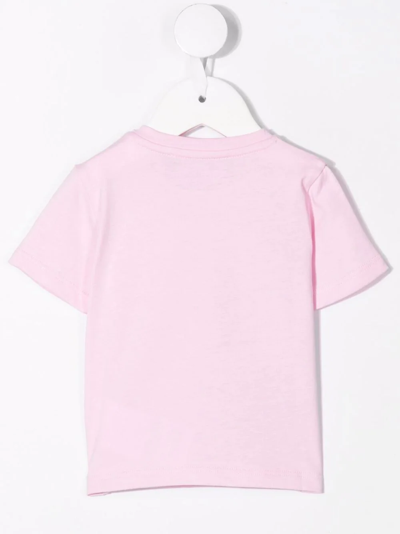 Shop Versace Medusa-print T-shirt In Pink