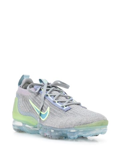 Shop Nike Vapormax Flyknit 2021 Sneakers In Grey