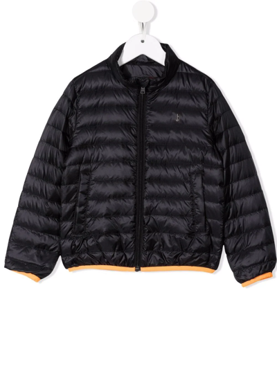 Shop Herno Feather-down Padded Puffer Jacket In Black