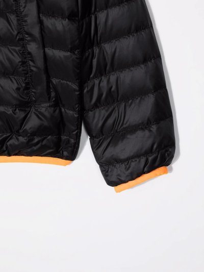 Shop Herno Feather-down Padded Puffer Jacket In Black