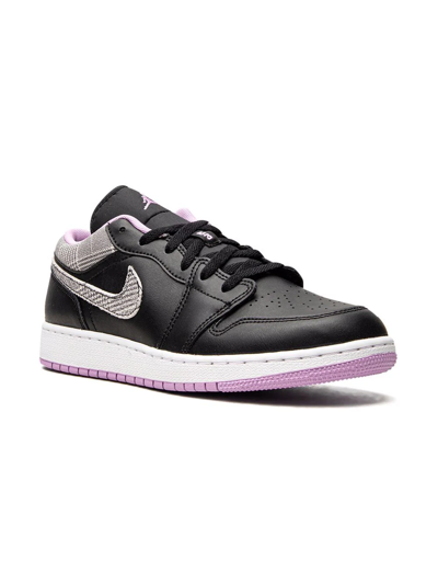 Jordan Air  1 Low "houndstooth" Sneakers In Black