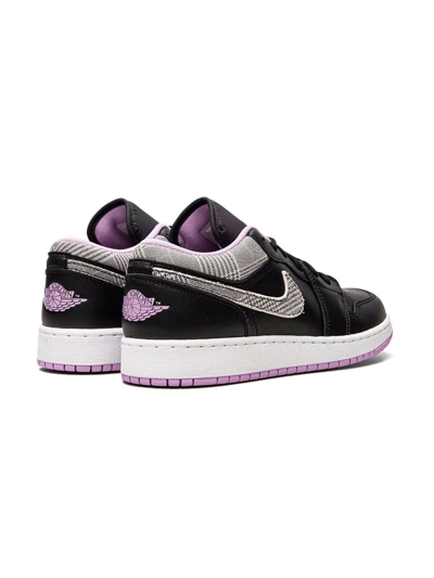 Jordan Air  1 Low "houndstooth" Sneakers In Black