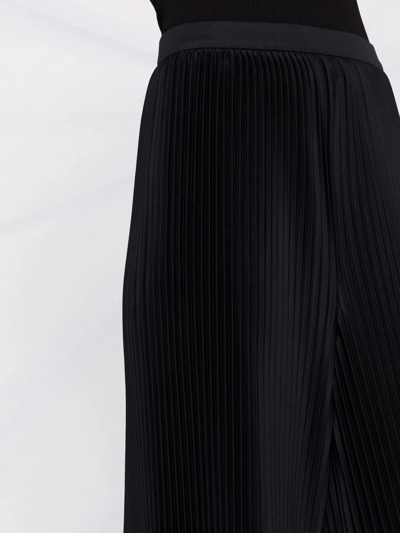 Shop Fabiana Filippi High-waist Pleated Trousers In Black