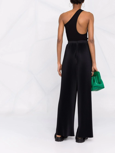 Shop Fabiana Filippi High-waist Pleated Trousers In Black