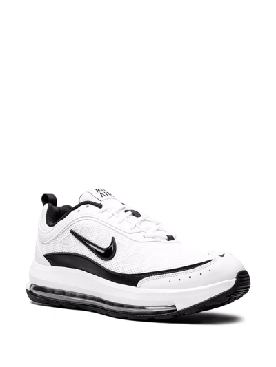 Shop Nike Air Max Ap "white/black/bright Crimson" Sneakers