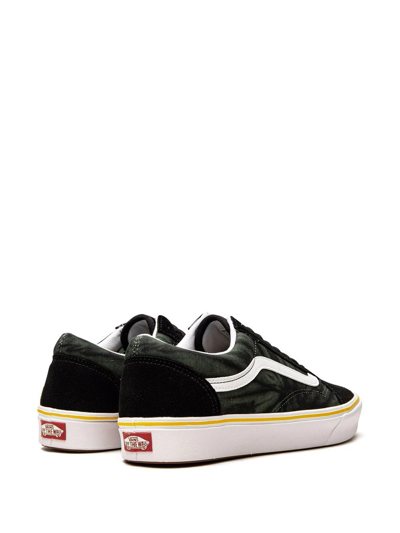 Shop Vans Comfycush Old Skool "black Tie-dye" Sneakers