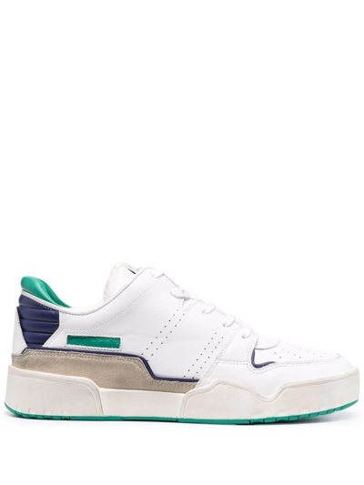 Shop Isabel Marant Emree Low-top Sneakers In White