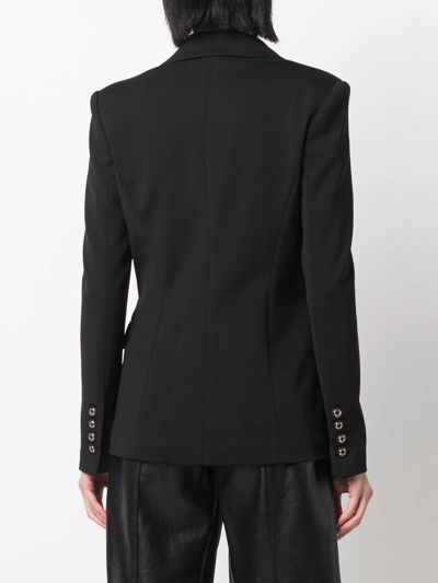 Pinko New Signum Single-breasted One Button Jacket In Black