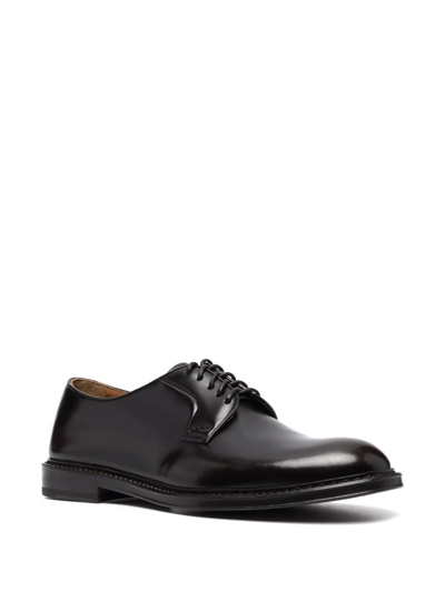 Shop Doucal's Lace-up Derby Shoes In Brown