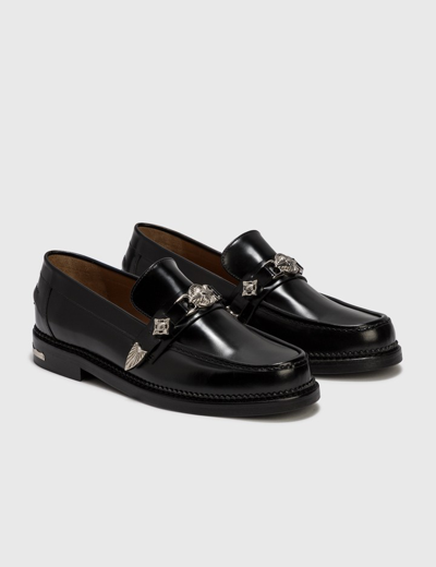 Shop Toga Virilis Tassel Polido Loafers In Black