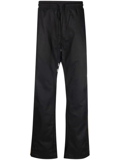 Shop Just Don Sweatpants With Side Bands In Nero