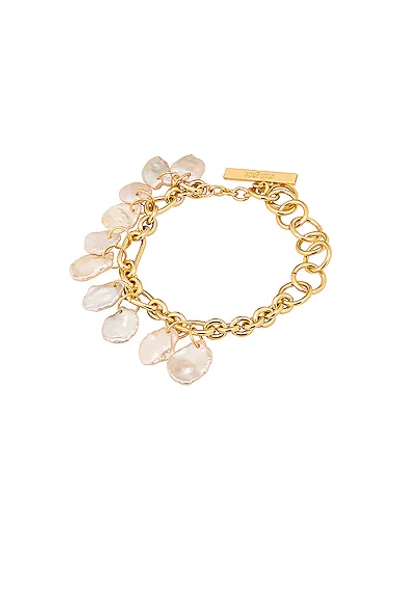 Shop Cult Gaia Devora Anklet In Pearl