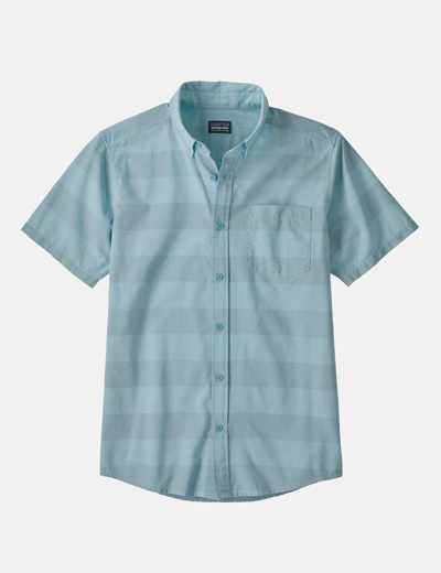 Shop Patagonia Lightweight Bluffside Shirt In Blue