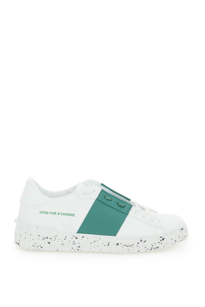 Shop Valentino Garavani 'open For A Change' Bio-based Sneakers In Mixed Colours