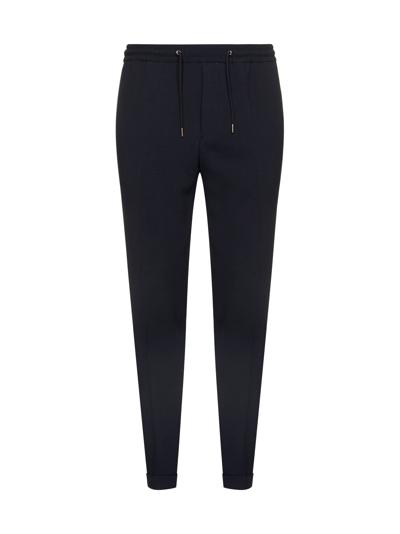 Shop Paul Smith Drawstring Track Pants In Blue