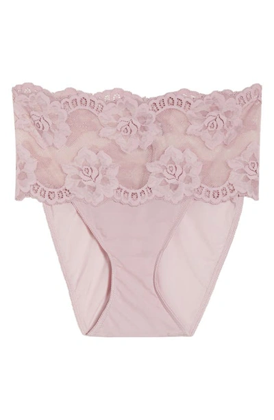 Shop Wacoal Light & Lacy Panties In Dawn Pink