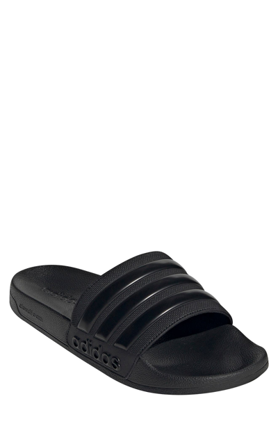 Shop Adidas Originals Adilette Shower Slide In Core Black/ftwr White