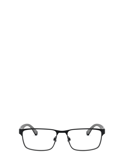 Shop Emporio Armani Ea1105 Matte Black Glasses