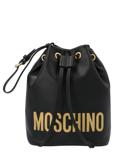 Shop Moschino Bag In Black