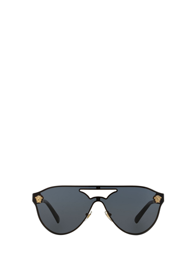 Shop Versace Ve2161 Gold Sunglasses