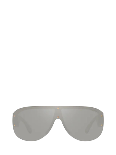 Shop Versace Ve4391 Transparent Grey Sunglasses