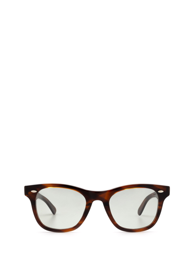 JULIUS TART OPTICAL SEAFARE DEMI AMBER SUNGLASSES 