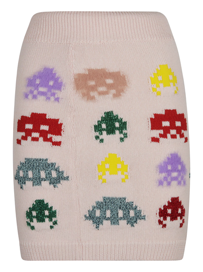 Shop Stella Mccartney Game On Knit Skirt In Multicolor