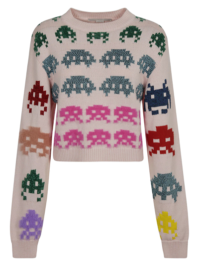 Shop Stella Mccartney Game On Knit Jumper In Multicolor