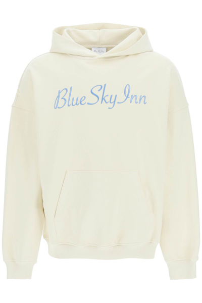 Shop Blue Sky Inn Logo Hoodie In Cream (beige)