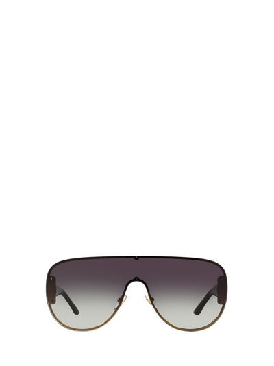 Shop Versace Ve2166 Pale Gold Sunglasses