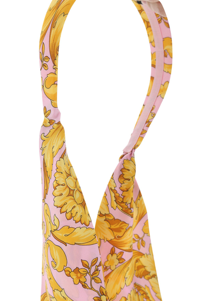 Shop Versace Printed Silk Headband  Printed  Donna Tu