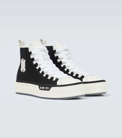 Amiri M. A. Court High-top Sneakers In Black