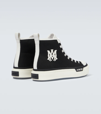 Amiri M. A. Court High-top Sneakers In Black