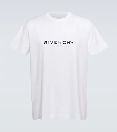 Givenchy Men White Cotton T-shirt