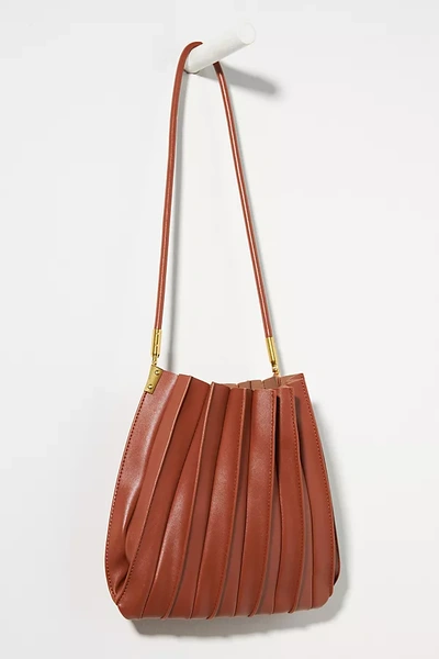 Shop Melie Bianco Carrie Shoulder Bag In Brown