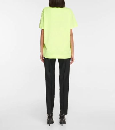Shop Givenchy X Chito Printed Cotton Jersey T-shirt In Fluo Yellow