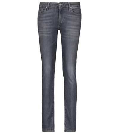 Shop 7 For All Mankind Pyper Crop Mid-rise Skinny Jeans In Prelude