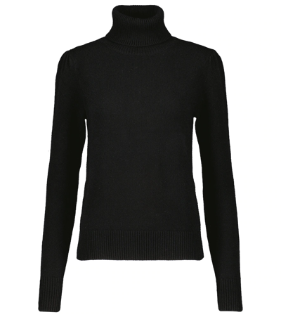 Shop Chloé Turtleneck Cashmere Sweater In Black