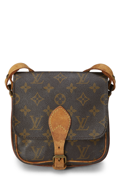 Pre-owned Louis Vuitton Monogram Canvas Cartouchiere Pm